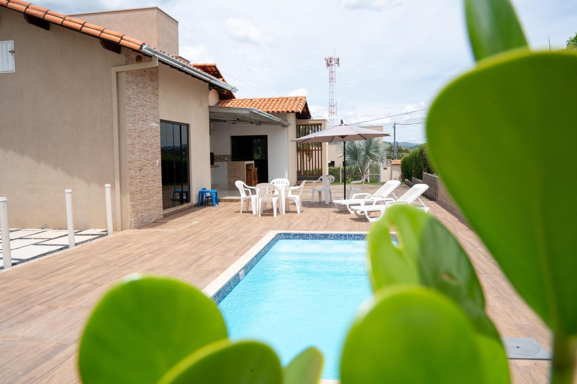 Casa Com Piscina Vista Para Lago, 03 Quartos Confortaveis Capitólio Zewnętrze zdjęcie